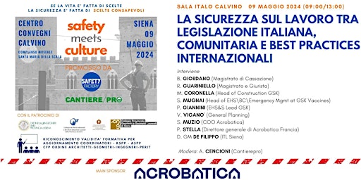 Immagine principale di Forum Safety meets Culture day 3 