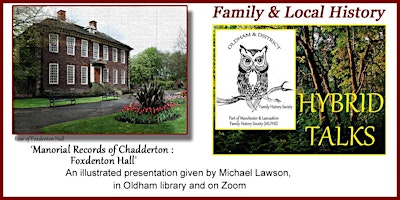 Imagen principal de Manorial Records of Chadderton: Foxdenton Hall; an illustrated presentation