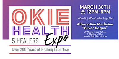 Okie Health Expo | 5 Silver Haired Healers | Over 200 Years of Wisdom primary image