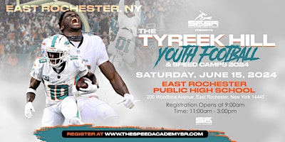Imagem principal do evento Tyreek Hill Youth Football Camp: EAST ROCHESTER, NY