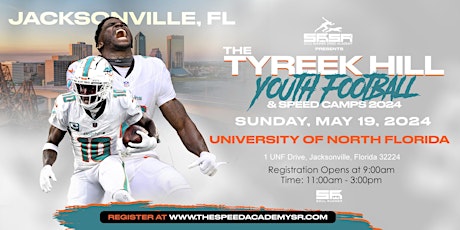 Tyreek Hill Youth Football Camp: JACKSONVILLE, FL
