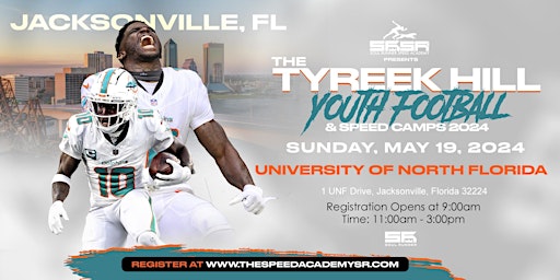 Imagem principal do evento Tyreek Hill Youth Football Camp: JACKSONVILLE, FL