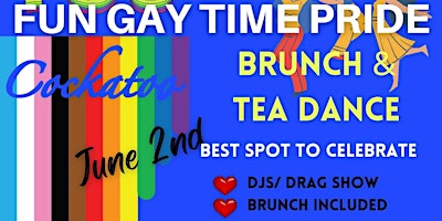 Primaire afbeelding van BE YOU: FUN GAY TIME PRIDE PARTY @ Cockatoo