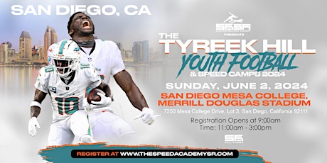 Tyreek Hill Youth Football Camp: SAN DIEGO, CA