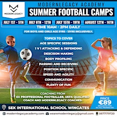 kids summer soccer camp