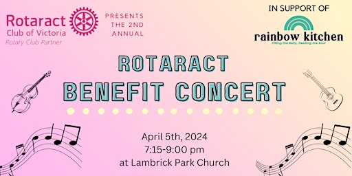 Image principale de Rotaract Club of Victoria Benefit Concert 2024