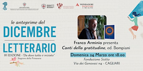 Franco Arminio presenta "Canti della gratitudine" ed. Bompiani