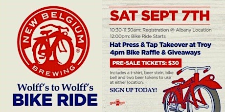 Wolff's to Wolff's Bike Ride feat. New Belgium! primary image