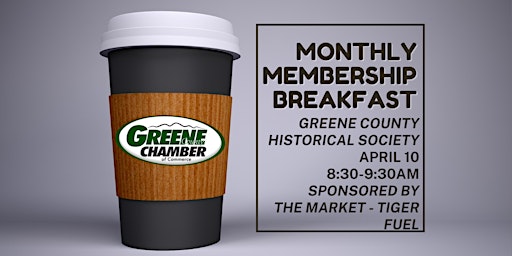 Primaire afbeelding van April 2024 GCOC Monthly Membership Breakfast