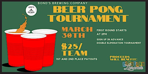 Primaire afbeelding van Bond's Brewing Beer Pong Tournament