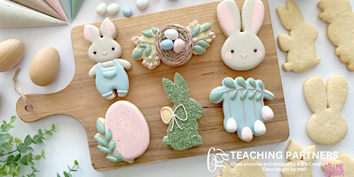 Imagem principal de Easter Bunny Sugar Cookie Decorating Class