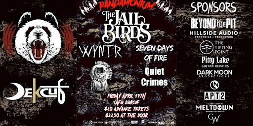 The Jailbirds, WYNTR, Quiet Crimes, Seven Days Of Fire, Parliament Of Owls! primary image