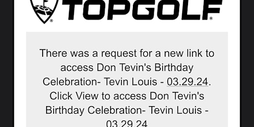 Don Tevin Birthday Bash Weekend Tee Off primary image