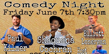 6/7 Comedy Night at Twisted Vine in Derby