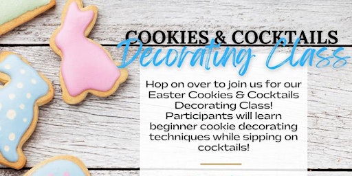 Imagem principal de Cookies & Cocktails Decorating Class