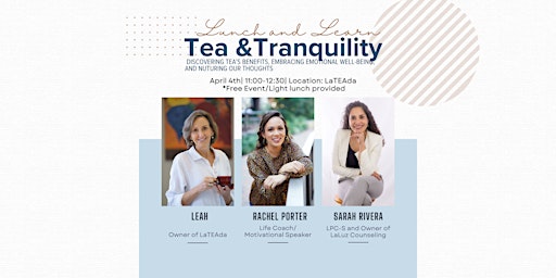 Imagem principal do evento Tea and Tranquility