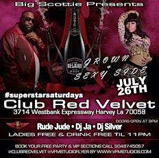 Upscale Party Night @ Superstar Sat. Ladies Night .Club Red Velvert primary image