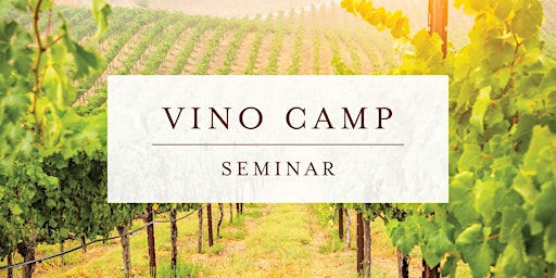 Vino Camp:  A Wine Seminar in La Scuola primary image