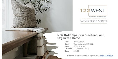 New date: Tips for a Functional Home