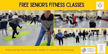 FREE Seniors Fitness Classes in Cooksville