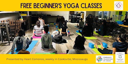 Primaire afbeelding van FREE Beginner's Yoga Classes in Cooksville (Mondays)