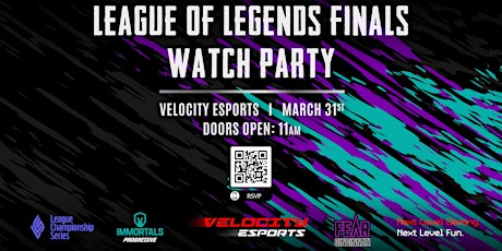 Cincinnati Fear and Immortals LCS Finals Watch Party with Velocity Esports