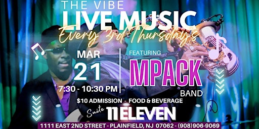 Imagem principal do evento THE VIBE - LIVE MUSIC EVERY THIRD THURSDAY