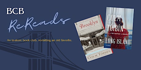 ReReads Book Club - "Brooklyn" by Colm Tóibín