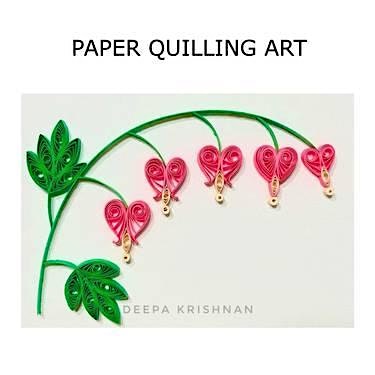 Bleeding Hearts - Paper Quilling primary image