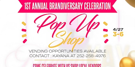 Kurious By Kay Candles  1 year Brandiversary Celebration Pop Up Shop