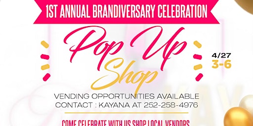 Primaire afbeelding van Kurious By Kay Candles  1 year Brandiversary Celebration Pop Up Shop