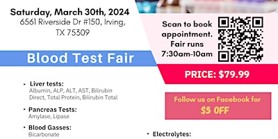 Blood Testing Health Fair: Irving primary image