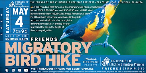 Image principale de 2 Sessions Migratory Bird Hike-No Cost