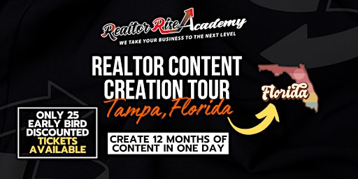 Image principale de Realtor Content Creation Tour-Tampa