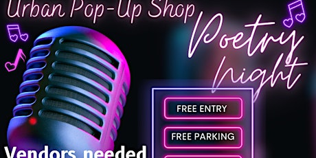 URBAN POP UP SHOP POETRY NIGHT