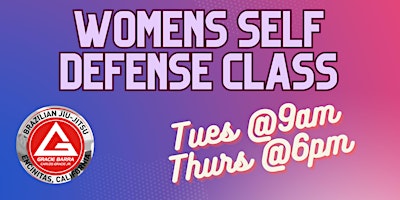 Imagem principal do evento WOMEN SELF DEFENSE: 8 week Course.  First class free (ages 13+)