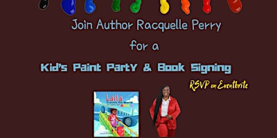 Primaire afbeelding van Kid’s Paint Party & Book Signing