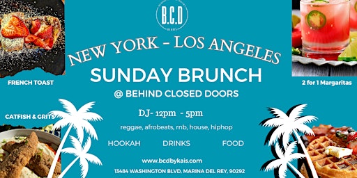 Primaire afbeelding van NEW YORK 2 LOS ANGELES SUNDAY BRUNCH