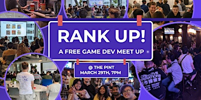 Image principale de Rank Up! - A Game Dev Community Meet Up