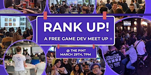 Rank Up! - A Game Dev Community Meet Up primary image
