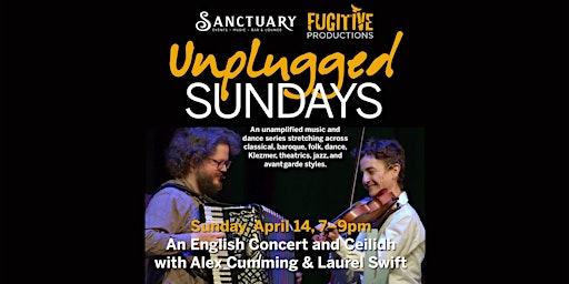 Imagem principal de Unplugged Sundays—An English Concert & Ceilidh, Alex Cumming & Laurel Swift