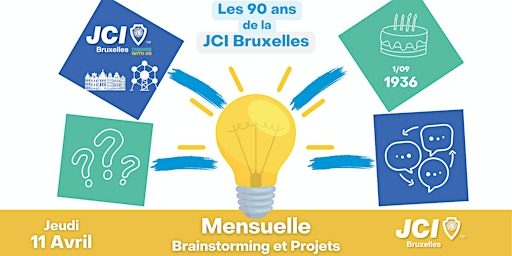 Primaire afbeelding van Les 90 ans de JCI Bruxelles : Idées en effervescence