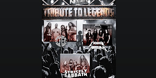 Imagem principal do evento Tribute to Legends w/ Cowboys from Hell, Liquor Messiah & Strictly Sabbath