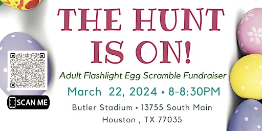Imagen principal de Bethel's Family Christian Academy Adult Flashlight Egg Scramble Fundraiser