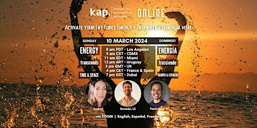 KAP Kundalini Activation Process • Online • March 10 • EN/ES/FR primary image