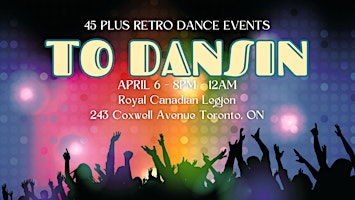 Imagen principal de TO Dansin: Toronto’s New Retro Dance Event for 45+