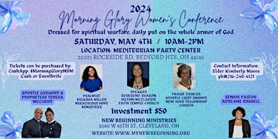 Immagine principale di 2024 Morning Glory Women's Conference 