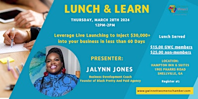 Leverage Live Launching: Inject $30,000 into your business in 60 days! primary image