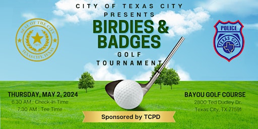 Imagem principal de 2024 City of Texas City Golf Tournament Sponsored by TCPD