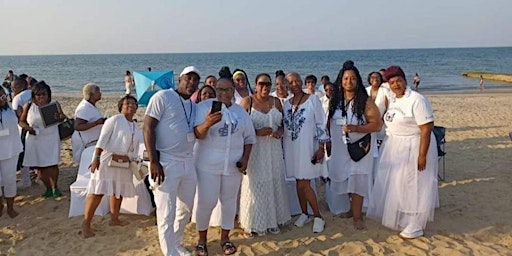 Immagine principale di All White It's Okay to Grieve, Grief Release Event on Sarah Constant Beach! 